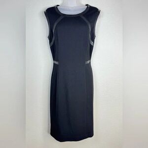 Lafayette 148 New York Black Midi Dress